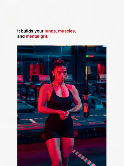A strong physique is built with intention. Our classes are designed to build your lungs, muscles, and mental grit.