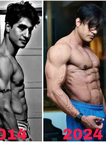 A decade of dedication. This 10 year transformation from 2014 to 2024 shows what is possible with consistency and a clear vision. This isn't a quick fix, it's a lifestyle of continuous improvement.