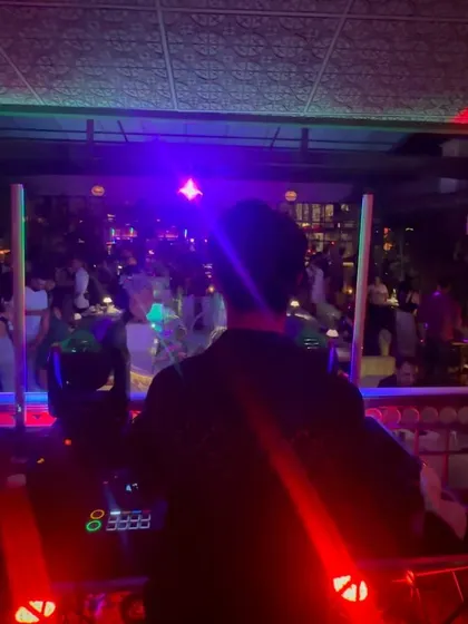 A view from the console during a packed SWITCH Friday. The combination of lights, music, and a great crowd is what makes these nights special.