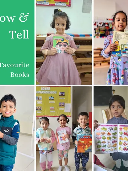 For Show and Tell, our children brought their favorite books to share. It was wonderful to see them talk about the stories and characters they love, sparking conversations and inspiring their friends to discover new literary adventures.