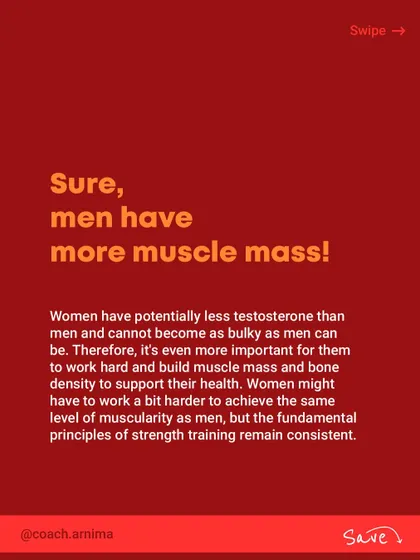 Should women train differently than men? This series debunks the myth. We have the same muscles and the principles of strength training apply to everyone. It's time for women to pick up the weights.