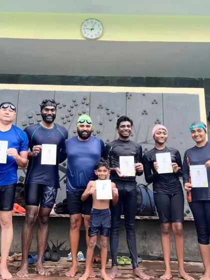 It's not just for kids. Our adult swimmers also receive certificates to mark their progress, celebrating their journey from beginner to confident swimmer.