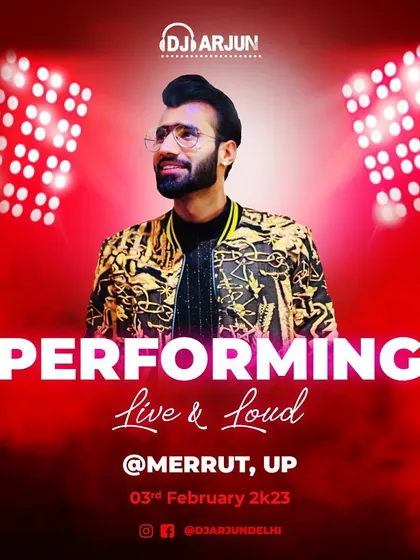 On the decks for an after-party in Meerut, UP. I can handle the main event and also keep the energy going for the late-night celebrations.