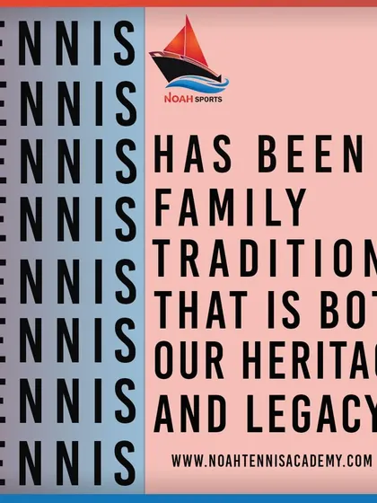 Tennis is more than a business; it is our family's heritage and legacy. This deep-rooted passion is what defines the Noah Tennis Academy experience.