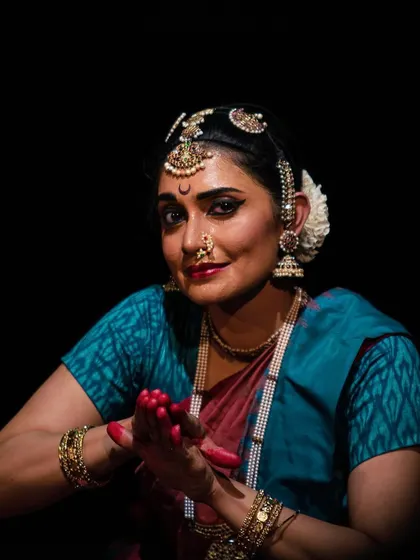 A poster announcing my performance of Kanhopatra at the Samarpana Fest in Bengaluru.