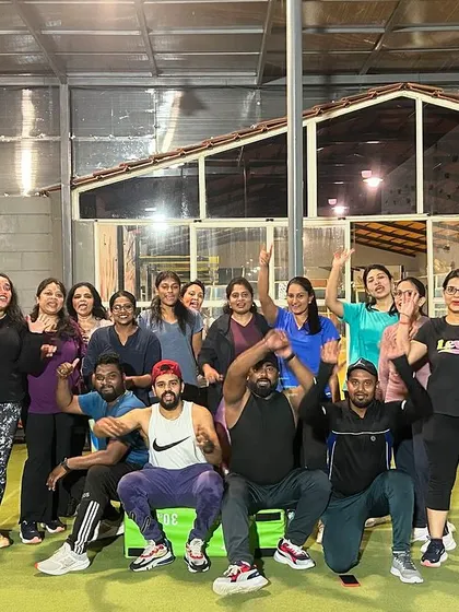 A powerful group shot with my fitness crew. We push each other to be better every day.