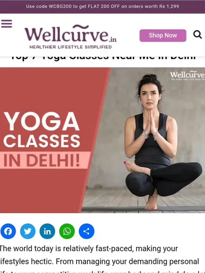 Another feature recognizing us as one of the top yoga classes in Delhi. Our commitment is to provide an authentic and high-quality yoga experience for everyone.