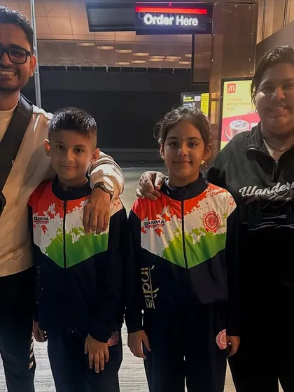 Senior members seeing off our junior champions at the airport. The support system at FCC is strong, with everyone cheering each other on.