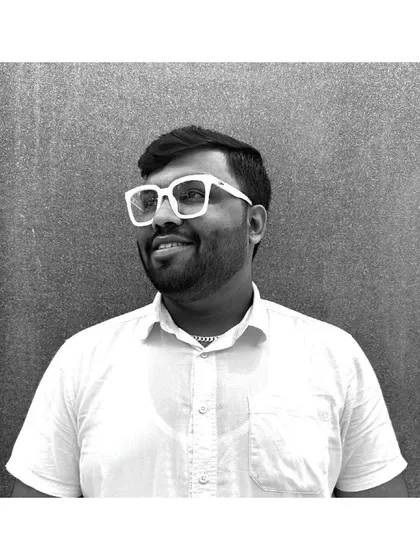 A portrait of Ar. Vineet Sethiya, whose project management skills are essential to our studio's success.