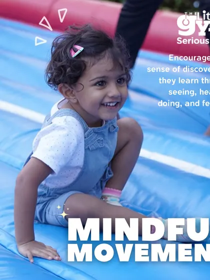Every smile and giggle is a sign of learning in progress. Sliding down a soft incline is a thrilling sensory experience for a toddler that also teaches them about gravity and body control in a safe, supervised way.