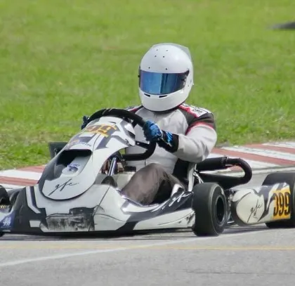 Our driver in the number 399 kart during Round 3 of the RMC Asia Trophy.