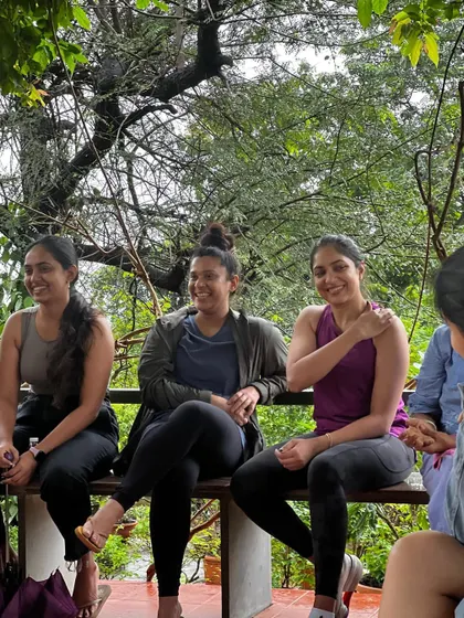 More moments from our one-day retreats. We believe in the power of conversation, shared laughter, and simply being together in a peaceful, natural setting.