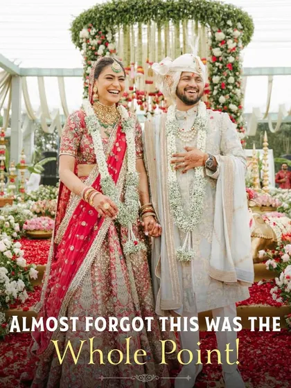 This image perfectly captures my philosophy: the whole point of meticulous planning is to arrive at this single, joyous moment of union.