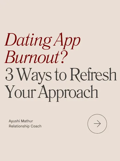 **Feeling dating app burnout? Here are three ways to refresh your approach.** Dating apps are designed to keep you swiping, creating a dopamine response similar to gambling. To reclaim your agency, implement the 2-2-2 rule to move from texting to meeting, switch to values-based filtering, and create a rejection resilience practice.