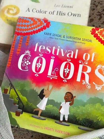Books are a wonderful way to introduce festivals. "Festival of Colors" helped our children learn about the traditions of Holi in a beautiful and engaging way.