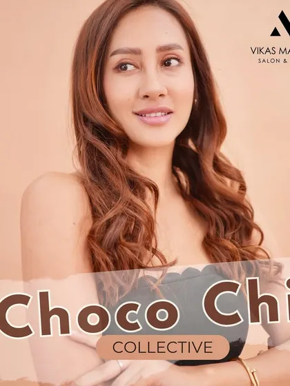 The official poster for my Choco Chic Collective. This collection redefines brown as a power color, showcasing its radiance and versatility.