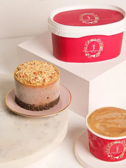 Our original gangster ice cream cakes, now in fresh new packaging. These tubs are filled with the same handcrafted goodness you’ve loved for years.