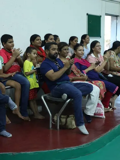 The parents and supporters are a crucial part of our team, cheering on the players during an in-house tournament.