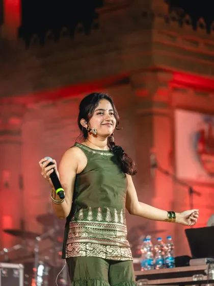 A happy moment on stage at Hampi Utsava. The energy of this historic place is just something else.