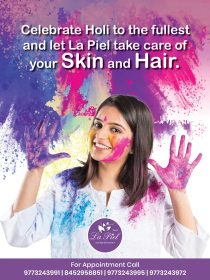 Celebrate Holi to the fullest and let us worry about your skin and hair. Post-festival, our treatments can help deep cleanse, hydrate, and nourish your skin to remove color residue and restore its natural, healthy glow.