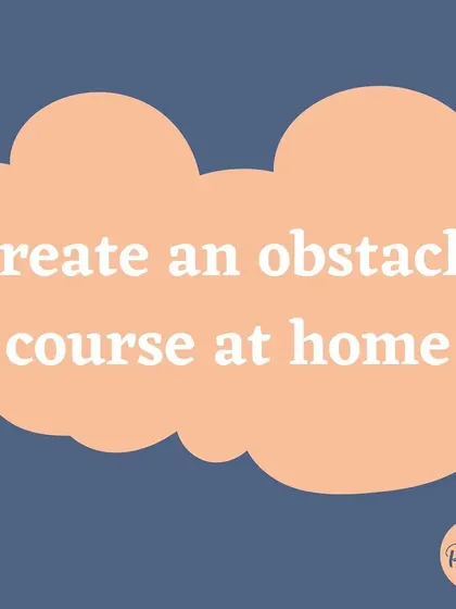 An indoor obstacle course is a great way to work on your dog's agility and burn off some of that cooped-up energy.