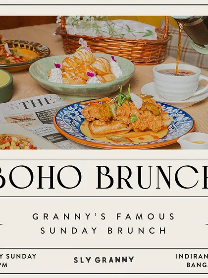 Another look at the brunch affair. From sweet treats to savory waffles, there's something to satisfy every craving.