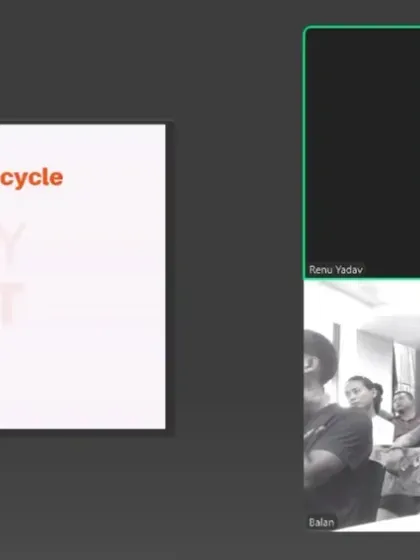 Our nutrition lead presents the phases of the menstrual cycle to BAI coaches. Educating male and female coaches alike helps create safer and more supportive spaces for all athletes.