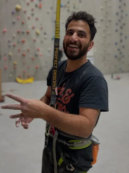 That feeling of accomplishment after a good climb. It's a mix of exhaustion and pure joy.