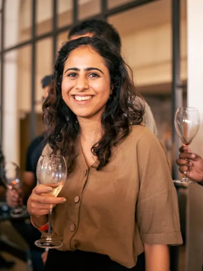 The simple joy of a smile and a glass of wine. I create environments where guests can unwind and connect, whether it's a large corporate function or a small private party.