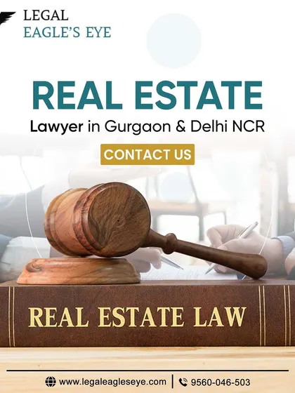 This image, featuring a gavel resting on a book titled 'Real Estate Law', symbolizes our authority and deep expertise in this field. We provide clear guidance and robust representation for all property related legal issues in Gurgaon and Delhi NCR.