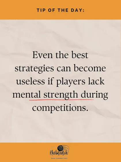 Mental strength is everything in competition. Even the best strategies can fail if a player's mindset isn't resilient. We make mental toughness a core part of our training.