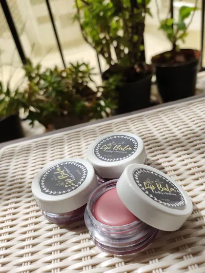 My popular chocolaty-berry tinted lip balm. It gives your lips a beautiful, subtle tint while nourishing them with all-natural ingredients.