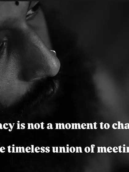Intimacy is not a moment to chase. It is the timeless union of meeting in space.