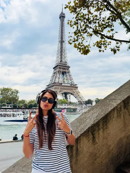 Bringing my high-energy vibe to the streets of Paris. My journey as a globetrotting artist is a huge part of my identity and musical style.