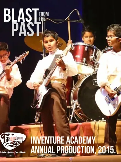 A serious rock pose from the Inventure Academy Annual Production back in 2015. We've had some great times helping schools put on amazing shows like this one.