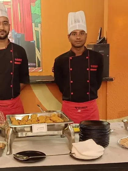 Our team presenting a variety of snacks for a corporate high-tea. We offer a mix of hot and cold options to suit any preference.