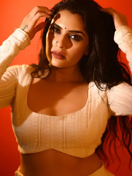 Another powerful portrait from the same series. The direct gaze and dramatic lighting create a captivating and confident image, perfect for an actor's headshot.