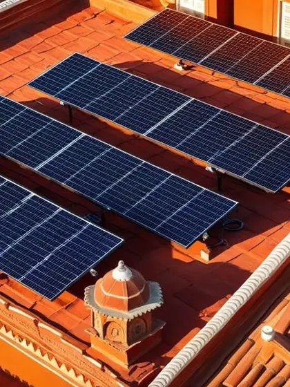 A rooftop solar installation on a tiled roof, demonstrating our ability to adapt our mounting solutions to various roof types, including those on heritage or architecturally complex buildings, without compromising structural integrity.