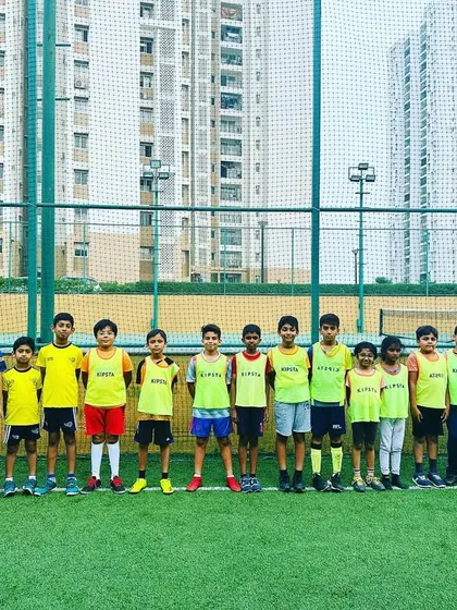 A team photo of our players at Prestige Falcon City. We are proud to be a part of their community.