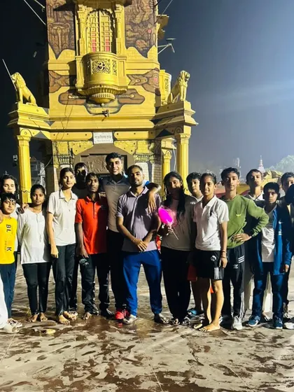 The team on a trip to Haridwar. We are a family inside and outside the dojo.