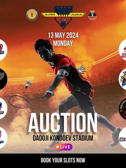 The excitement begins with the auction. Our Super League teams are formed through a live auction, adding a strategic element right from the start.