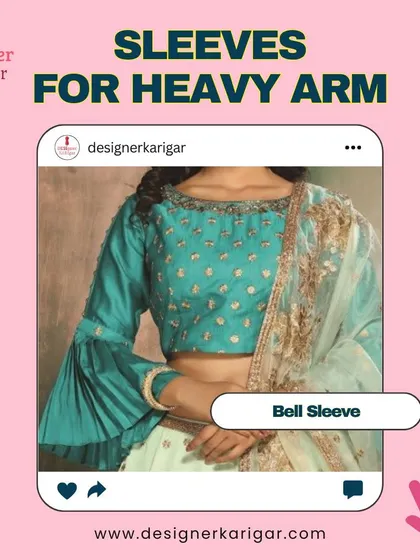 A classic bell sleeve, which flares out towards the wrist for a graceful and bohemian look.