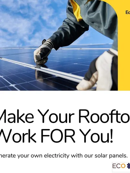 A call to action for homeowners to make their rooftops work for them. By generating your own electricity with our solar panels, you can turn an unused space into a source of savings.
