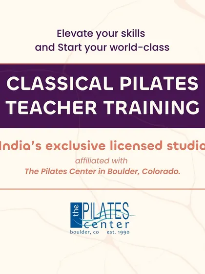 Elevate your skills and start your world class Classical Pilates Teacher Training at India's exclusive licensed studio.