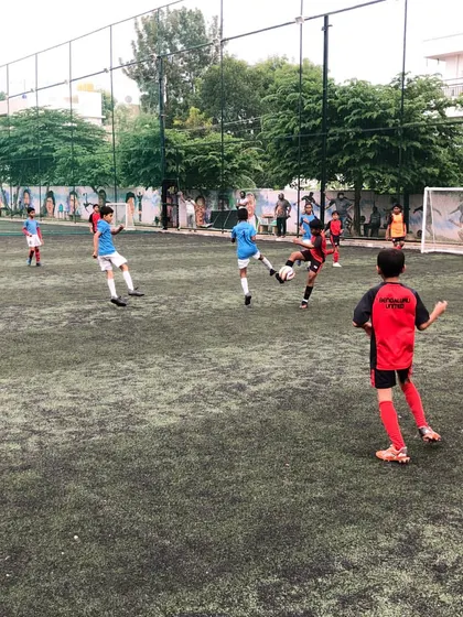 Our U-9, U-11, U-13, and U-15 teams engaging in competitive practice matches against Bengaluru United FA, a crucial part of their pre-season and ongoing development.