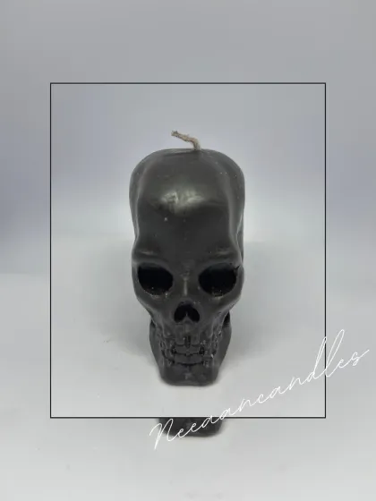 Dark, bold, and unapologetically edgy. My black skull candle is not for the faint of heart, but for those who dare to be different.