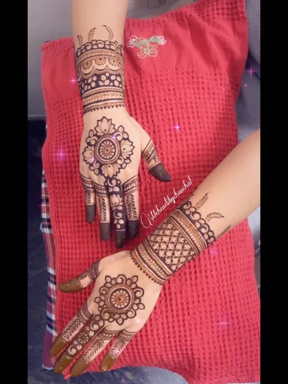 A simple and elegant mandala design, perfect for any festival when you want something quick and beautiful.