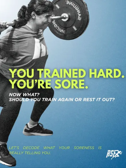 Soreness after training can be confusing. My approach helps athletes decode what their body is telling them, distinguishing between productive soreness and a red flag for injury.