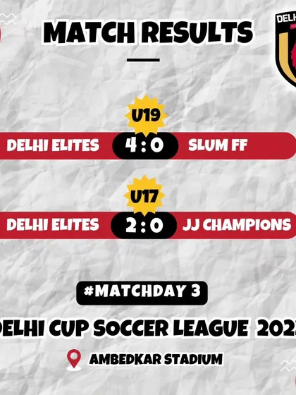 Dominating Matchday 3 of the Delhi Cup with a 4-0 win for U-19s and a 2-0 win for U-17s.