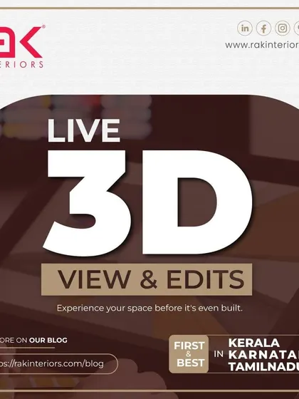 Experience your space before it's even built with our Live 3D View & Edits. We were the first to bring this technology to Kerala and Tamil Nadu, allowing you to be a part of the design process.